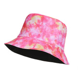 New Kpop Bucket Hat Women Embroidery Letters Double Side Cotton Reversible Sun Protection Cap Men's Panama Hat Fisherman Hats daiiibabyyy