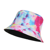New Kpop Bucket Hat Women Embroidery Letters Double Side Cotton Reversible Sun Protection Cap Men's Panama Hat Fisherman Hats daiiibabyyy