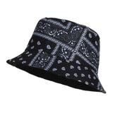 New Kpop Bucket Hat Women Embroidery Letters Double Side Cotton Reversible Sun Protection Cap Men's Panama Hat Fisherman Hats daiiibabyyy