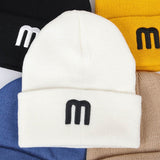 Cute Smile Crochet Knit Cap Beanie 2019 Autumn New Solid Warm Skullies Beanies Caps Female Knitted Hat Ladies Girls Winter Hats daiiibabyyy