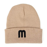 Cute Smile Crochet Knit Cap Beanie 2019 Autumn New Solid Warm Skullies Beanies Caps Female Knitted Hat Ladies Girls Winter Hats daiiibabyyy