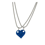Two Piece Cute Brick Heart Pendant Necklace New Design Lego Heart  Necklace for Women Men Girl Boy Jewelry daiiibabyyy