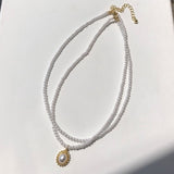 HUANZHI Vintage Sweet Choker Weave Pearls Choker Red Heart Colorful Beaded Irregular Flowers Rhinestone Necklace for Women daiiibabyyy