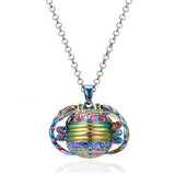 Unique Carved Design Heart-shaped Photo Frame Pendant Necklace Charm Openable Locket Necklaces Women Men Memorial Jewelry daiiibabyyy