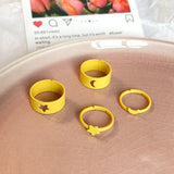 Charm Vintage Cute Men and Women Simple Design Owl Ring Silver Color Engagement Wedding Rings Jewelry Gifts daiiibabyyy