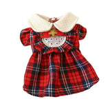 Winter Autumn Dog Cat Dress Coat with letter bowknot puppy dog clothing teddy poodle clothes for Dogs small pet daiiibabyyy