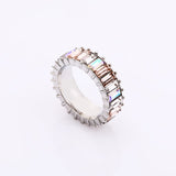 New Rainbow Rings Europe Gold Trend Crystal Woman Ring Wedding Luxury Stone Brand Eternity Wholesale Vintage Ring For Women 2021 daiiibabyyy