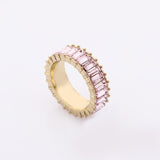 New Rainbow Rings Europe Gold Trend Crystal Woman Ring Wedding Luxury Stone Brand Eternity Wholesale Vintage Ring For Women 2021 daiiibabyyy