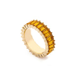 New Rainbow Rings Europe Gold Trend Crystal Woman Ring Wedding Luxury Stone Brand Eternity Wholesale Vintage Ring For Women 2021 daiiibabyyy
