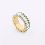 New Rainbow Rings Europe Gold Trend Crystal Woman Ring Wedding Luxury Stone Brand Eternity Wholesale Vintage Ring For Women 2021 daiiibabyyy