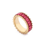New Rainbow Rings Europe Gold Trend Crystal Woman Ring Wedding Luxury Stone Brand Eternity Wholesale Vintage Ring For Women 2021 daiiibabyyy