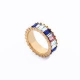 New Rainbow Rings Europe Gold Trend Crystal Woman Ring Wedding Luxury Stone Brand Eternity Wholesale Vintage Ring For Women 2021 daiiibabyyy