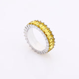 New Rainbow Rings Europe Gold Trend Crystal Woman Ring Wedding Luxury Stone Brand Eternity Wholesale Vintage Ring For Women 2021 daiiibabyyy