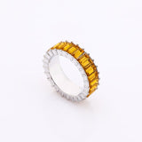 New Rainbow Rings Europe Gold Trend Crystal Woman Ring Wedding Luxury Stone Brand Eternity Wholesale Vintage Ring For Women 2021 daiiibabyyy
