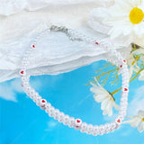 17KM Bohemian Colorful Bead Shell Necklace for Women Summer Short Beaded Collar Clavicle Choker Necklace Female Jewelry daiiibabyyy