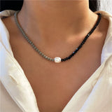 17KM Bohemian Colorful Bead Shell Necklace for Women Summer Short Beaded Collar Clavicle Choker Necklace Female Jewelry daiiibabyyy