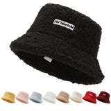 Fashion Women Warm Bucket Hats Lady Autumn Winter Outdoor Panama Fisherman Cap Hat For Women daiiibabyyy