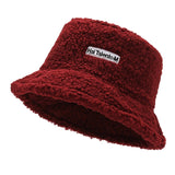 Fashion Women Warm Bucket Hats Lady Autumn Winter Outdoor Panama Fisherman Cap Hat For Women daiiibabyyy