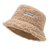 Fashion Women Warm Bucket Hats Lady Autumn Winter Outdoor Panama Fisherman Cap Hat For Women daiiibabyyy