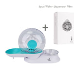 Pet Cat Water Dispenser 2.8L Large Capacity Automatic Drinking Fountain for Dog Small Puppy Kitty Snail Bubble Feeder Water Bowl daiiibabyyy