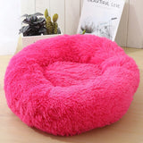 Super Soft Pet Dog Beds House Kennel Sofa Round Cat Winter Warm Sleeping Bag Long Plush Puppy Cushion Mat For Labradors daiiibabyyy