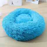 Super Soft Pet Dog Beds House Kennel Sofa Round Cat Winter Warm Sleeping Bag Long Plush Puppy Cushion Mat For Labradors daiiibabyyy