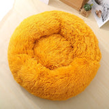 Super Soft Pet Dog Beds House Kennel Sofa Round Cat Winter Warm Sleeping Bag Long Plush Puppy Cushion Mat For Labradors daiiibabyyy
