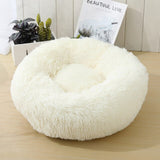 Super Soft Pet Dog Beds House Kennel Sofa Round Cat Winter Warm Sleeping Bag Long Plush Puppy Cushion Mat For Labradors daiiibabyyy