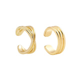 2021 New Fashion Pearl Ear Cuff Bohemia Stackable C Shaped CZ Rhinestone Small Earcuffs Clip Earrings for Women Wedding Jewelry daiiibabyyy