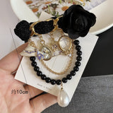 Luxury Fashion Pearl Flower CC Brooches for Women's clothing Number 5 Brooch Gift for Girl Friend Accessories For Jewelry daiiibabyyy