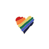 LGBT Pride Lesbian Gay Rainbow Heart Brooch Colorful Icon Enamel Pin Backpack Clothes Lapel Pins Lover Badge Friend Jewelry Gift daiiibabyyy