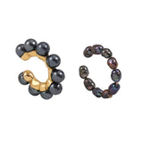 2021 New Fashion Pearl Ear Cuff Bohemia Stackable C Shaped CZ Rhinestone Small Earcuffs Clip Earrings for Women Wedding Jewelry daiiibabyyy