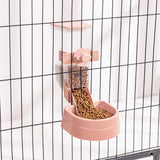 Automatic Pet Bowls Cage Hanging Feeder Pet Water Bottle Food Container Dispenser Bowl For Puppy Cats Rabbit Pet Feeding Product daiiibabyyy