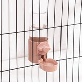 Automatic Pet Bowls Cage Hanging Feeder Pet Water Bottle Food Container Dispenser Bowl For Puppy Cats Rabbit Pet Feeding Product daiiibabyyy