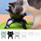 Cat Bowl Pet Dog Cat Slow Feed Anti-Choking  Protect Spine Water Food Bowl Protection Care Bowl Durable Multifunctional Bowl