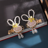 FORSEVEN Purple Lovely Flower Hair Clips Vintage Hairpins Small Hair Grips for Women Chinese Style Hair Jewelry Accessories JL daiiibabyyy