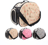 Pets Carriers Bag Flower Folding Dog Cat Cage Portable Travel Carrying Bag Cats Dog Mesh Handbag Carrier Shoulder Bag Kennel daiiibabyyy