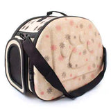 Pets Carriers Bag Flower Folding Dog Cat Cage Portable Travel Carrying Bag Cats Dog Mesh Handbag Carrier Shoulder Bag Kennel daiiibabyyy