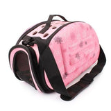 Pets Carriers Bag Flower Folding Dog Cat Cage Portable Travel Carrying Bag Cats Dog Mesh Handbag Carrier Shoulder Bag Kennel daiiibabyyy