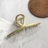 New fashion shark clips dumb gold hairclips large metal shower hairpins Korean headpins headdress hair accessories for women daiiibabyyy