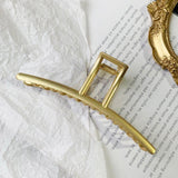New fashion shark clips dumb gold hairclips large metal shower hairpins Korean headpins headdress hair accessories for women daiiibabyyy