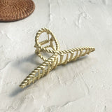 New fashion shark clips dumb gold hairclips large metal shower hairpins Korean headpins headdress hair accessories for women daiiibabyyy