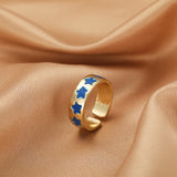Wholesale Jewelry New Colorful Ring for Women Glossy Dripping Love Heart Rings Peach Heart Ring Exquisite Wild Trend Jewelry daiiibabyyy