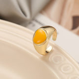 Wholesale Jewelry New Colorful Ring for Women Glossy Dripping Love Heart Rings Peach Heart Ring Exquisite Wild Trend Jewelry daiiibabyyy