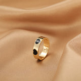 Wholesale Jewelry New Colorful Ring for Women Glossy Dripping Love Heart Rings Peach Heart Ring Exquisite Wild Trend Jewelry daiiibabyyy