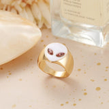Wholesale Jewelry New Colorful Ring for Women Glossy Dripping Love Heart Rings Peach Heart Ring Exquisite Wild Trend Jewelry daiiibabyyy