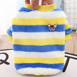 Warm Fleece Pet Clothes Cute Fruit Print Coat Small Medium Dog Cat Shirt Jacket Teddy French Bulldog Chihuahua Winter Outfit daiiibabyyy