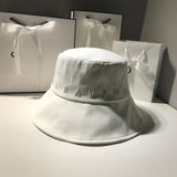 Japanese Bucket Hat Women Summer Outdoor Travel Fishing Sun Hats Bob Cotton Letter Embroidery Panama Fisherman Hat Basin Caps daiiibabyyy