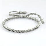 Black Red White Woven Thread Rope Lucky Bracelet Women Men Charms Bracelets Jewelry For Lovers' Best Gift Friendship Bangles daiiibabyyy