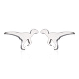 1 Pair Cute Animal Bite Earring Cartoon Soft Clay Animal Earrings Tyrannosaurus Bite Earrings Dinosaur Earrings Party Fun Gifts daiiibabyyy